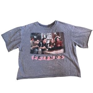 FRIENDS TV Series Gray Whitewashed T-Shirt Size M